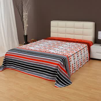 么小毛磨毛双人床单 甜蜜星光98083
