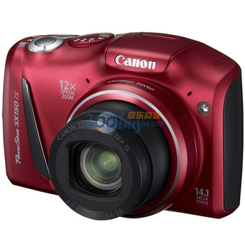 佳能（Canon） PowerShot SX150 IS 数码相机 红色（1410万像素 3.0寸液晶屏 12倍光学变焦 28mm广角）