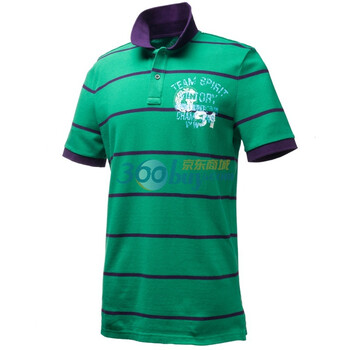 Giordano佐丹奴 Polo 男怀旧章印花自由间珠地POLO 01011011 绿色 S