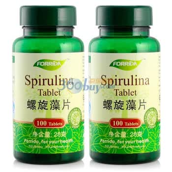 forrida活力达 螺旋藻片 100片*2瓶