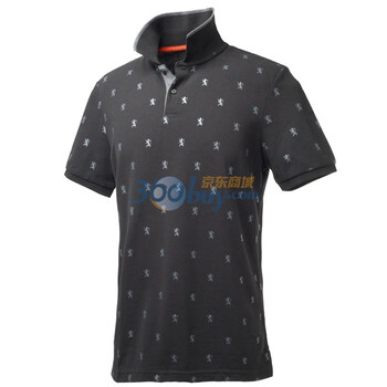 Giordano佐丹奴 Polo 男迷你狮王运动Polo 01011014 黑色 L