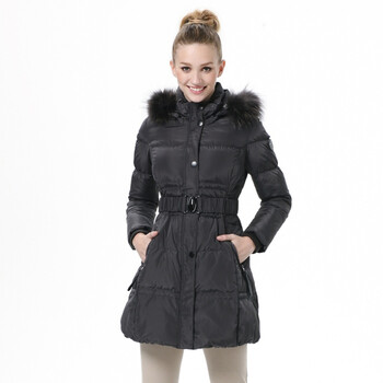 波司登 2011新款 羽绒服 女立领修身时尚中长款 BR2358 灰色 185/104A(XXXL)
