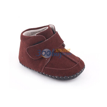 小蓝羊 学步鞋 秋冬新品 男女童鞋 BB-C28129 深棕色 135