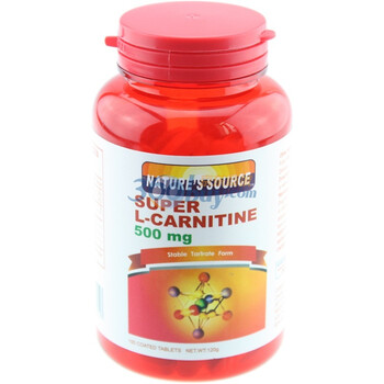 Natures Source自然源泉左旋肉碱营养片100片超值装1200mg×100片×3瓶