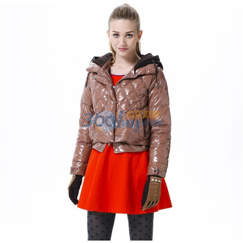 波司登 2011新款 羽绒服 女时尚亮面休闲短款 BR2204 红色 185/104A(XXXL)