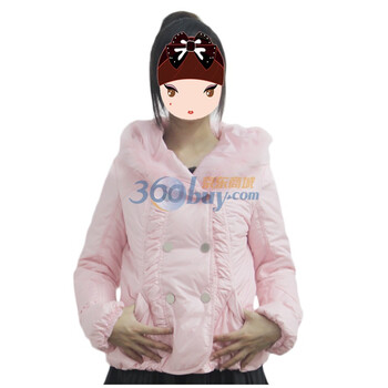 卡莎布兰卡casablank新品短款羽绒服C1101716 粉色 L