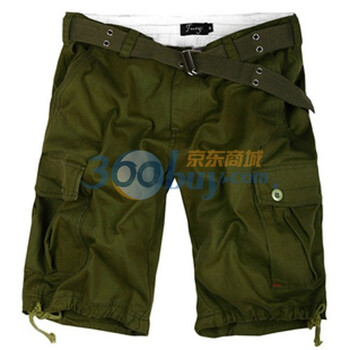 拓一2011男士五分裤迷彩工装裤休闲短裤M515 军绿色 XXL