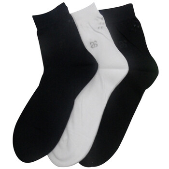 AB内衣 60S/2丝光抗菌商务男袜(颜色随机〖3双价〗）5285