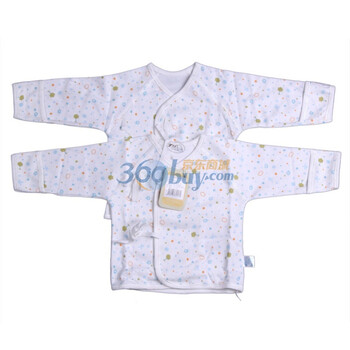 童泰 两件系绳偏襟和服上衣 FA26 蓝色 59码