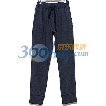 时尚起义 春韩国进口简单自然舒适休闲运动裤 男578656 海军蓝 XL