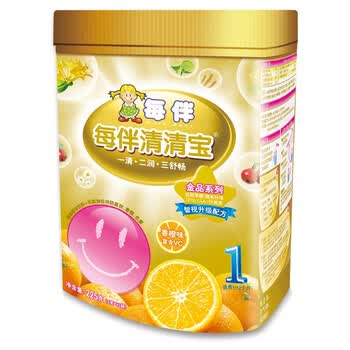 每伴金品婴儿清清宝 适合1-12个月宝宝 香橙1段小罐装