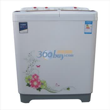 现代（HYUNDAI)XPB90-9018SL 9公斤 半自动洗衣机（红色）