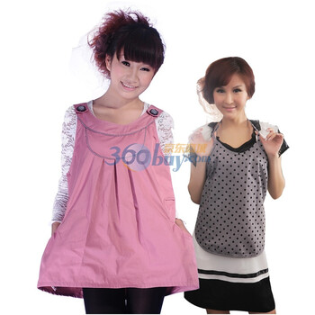 宝宝金盾防辐射孕妇装珍珠纤维系列孕妇防辐射马甲春夏款 L/XL 56022 粉色 XL
