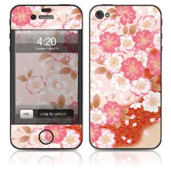 ideaSkin iPhone 4 樱花绽放 手机外壳保护套皮贴膜 ENCJKA010283