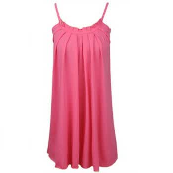 伊俪尔 舒适纯棉 女款 可爱 日系 吊带睡衣 夏季家居服811C128 黄色 L