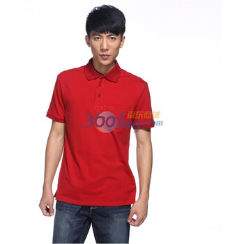 IZOD 2011新品棉翻领短袖基础款男商务polo衫 3121913271405红色系XXL(185/102A)