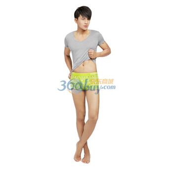 猫人圣诞猫男内裤MDSD122 浅绿色 XXXL