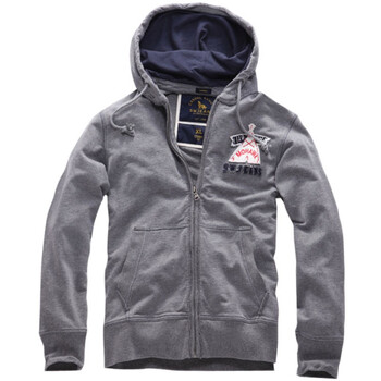 七匹狼SWJEANS休闲长袖连帽卫衣171150601004 灰色 XXL