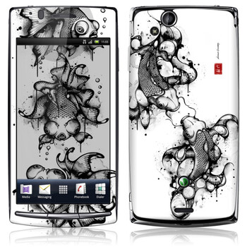 ideaSkin 索尼爱立信 XPERIA arc S / LT15i/ LT18i / X12 对鲤 外壳保护套皮贴膜 DBEC702078