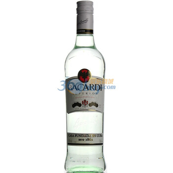 Bacardi百加得超级朗姆酒750ml