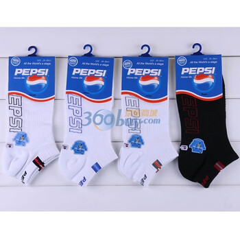 百事PEPSI健身运动男袜颜色随机四双装 ps-5187-4均码