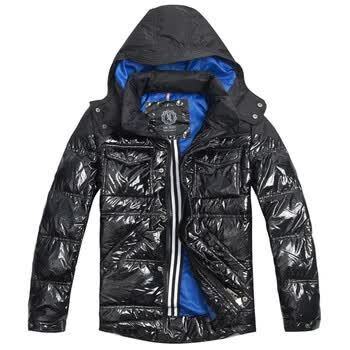 零号男 90%白鸭绒保暖 羽绒服外套 BEH0010 01 10 黑色 XXL