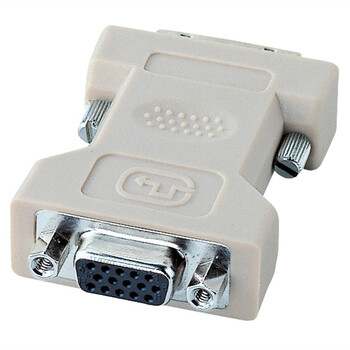 日本SANWA SUPPLY AD-DV02 高清HD15针转DVI29针转化头 VGA-DVI
