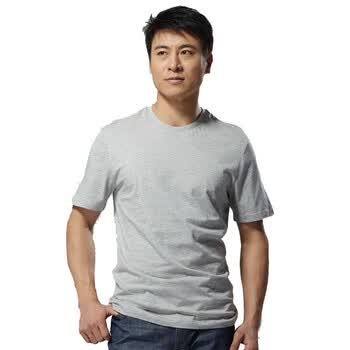 Hodo红豆T恤 2012春夏新款男士时尚休闲纯棉套头圆领短袖T恤打底衫两件装（颜色随机) 浅灰 185/100A