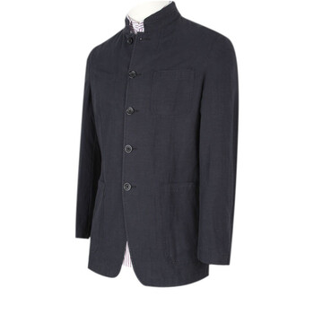 【amurs爱缪斯】2011年秋冬装男休闲便装后中开叉西服AX3133JS50 宝石蓝 54B/XXL