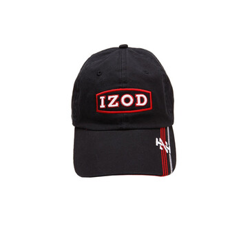 IZOD 男士立体刺绣LOGO动感棒球帽(正黑)|11113281223200 正黑 均码