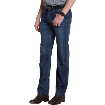 NEWTO 牛头牌 2012夏季新款男装商务休闲直筒牛仔裤 W0014005 蓝色 36