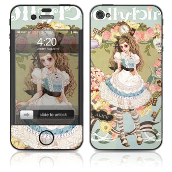 ideaSkin iPhone 4 爱丽丝多莉 手机外壳保护套皮贴膜 ENCJKC011866