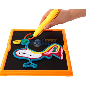 潜力 魔术毛线画板 儿童早教益智DIY绘画玩具 