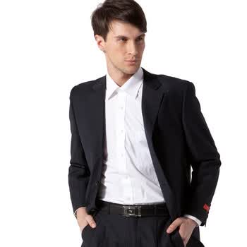 柒牌 SEVEN男装休闲时尚男毛料西服套西外套77C1653 B版 56