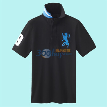 Giordano佐丹奴 Polo 男全新荧光狮王修身POLO 01012480 浅灰黑 XL