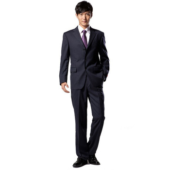 柒牌 SEVEN男装正统商务婚宴礼服羊毛西服套装78C1830 B版 52