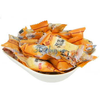 【鲜品屋】花生牛轧糖 手工牛轧糖 台湾风味 休闲零食 散称精包装268g*2袋