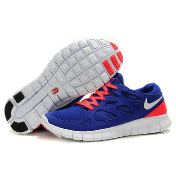 `Nike 耐克 男子跑步鞋 443815 416 湿蓝色/白/太阳红 44