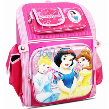 迪士尼米奇DISNEY2012小学生低年级减负双肩书包男女款SM80210 玫红