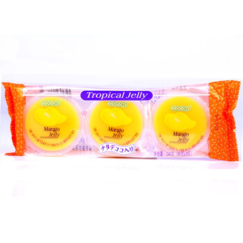 马来西亚 COCON可康牌 芒果味果冻 4板 80gx3杯装