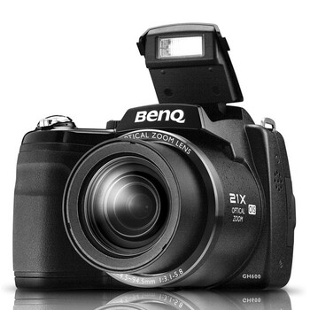 明基（BenQ） GH600 数码相机 幻影黑（1600万像素 3.0英寸液晶屏 21倍光学变焦 25mm广角 1cm微距）