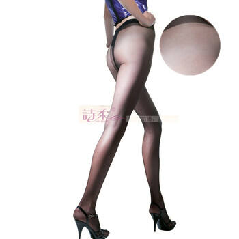 诗柔 SHOROU 5215 性感T档诱惑 包芯丝绢感觉 连裤袜 4黑2肤 均码