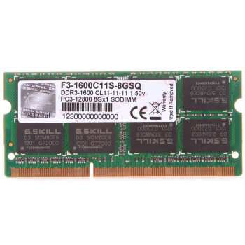 芝奇（G.SKILL） DDR3 1600 8G笔记本内存(F3-1600C11S-8GSQ)