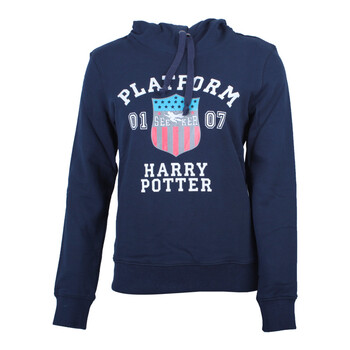 哈利波特 HarryPotter 女装长袖连帽卫衣 HESG12202 宝蓝 XL