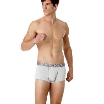 Jockey居可衣 2012春夏新品 男式超细莫代尔平角裤 JJ12281323 222浅灰 XL