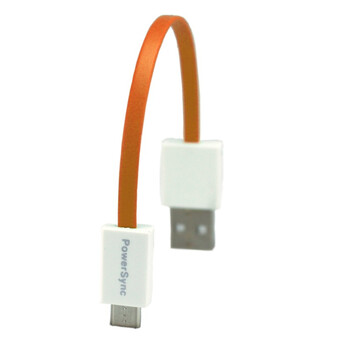 包尔星克（PowerSync）UMBM015O micro USB连接线 橘色 15cm