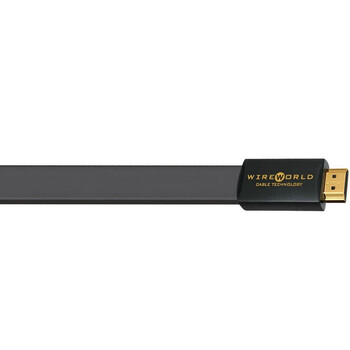 线世界（Wireworld） Silver Starlight 6 HDMI(SSH)银星 1.0米 FLAT HDMI CABLES特色扁平高清线（灰色）