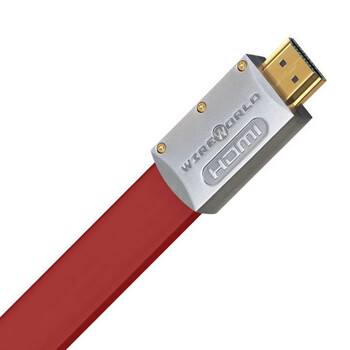 线世界（Wireworld） Starlight 6 HDMI(SHH)星光 5.0米 FLAT HDMI CABLES特色扁平高清线（红色）
