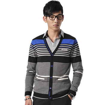 积普JIPU <em>毛衣外套</em>v领 开衫针织衫 <em>男毛衣</em> <em>短款</em>