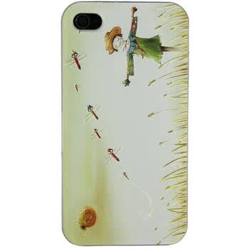 唯珍 苹果 Apple iPhone 4 4S浮雕保护壳 彩绘壳 背壳 护盾（麦田稻草人）